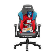 AndaSeat Optimus Prime PVC Leather Gaming Chairs for Adults - Large Wide Seat Gaming Chair with Lumbar Support, Comfy Premium Video Game Seats with Headrest - Transformers Seat with Cushion - AD18YC-19-QTZ-PVC